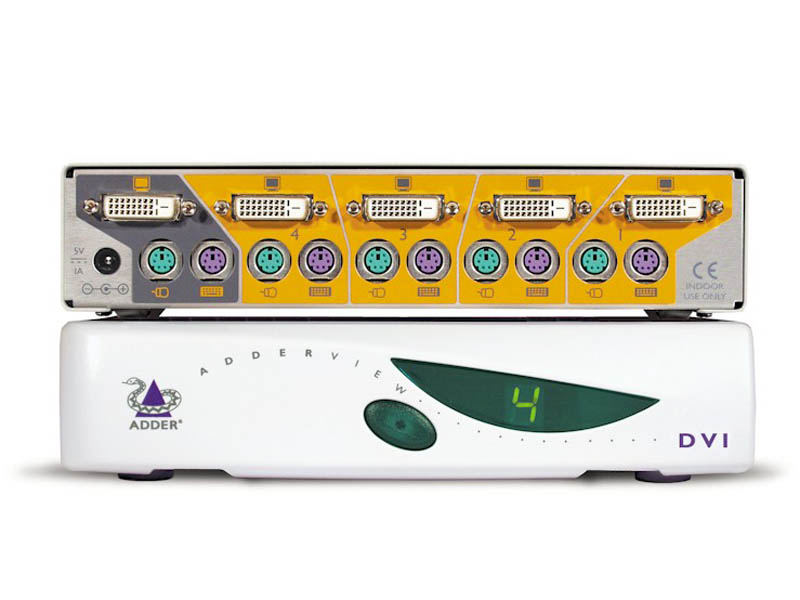 ADDERView 4 Port DVI KVM Switch EOL