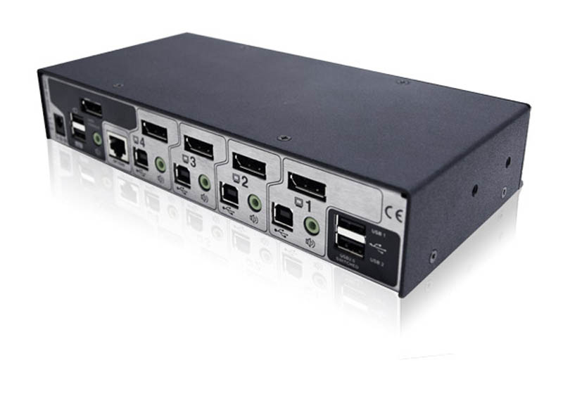 ADDERView Pro 4-port, DisplayPort/ USB KVM Switch
