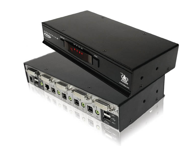 ADDERView  AV4 - DVI / USB KVM Switch