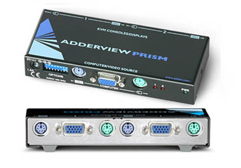 ADDERView Prism 2 way Reverse KVM Switch / Distribution Amplifier