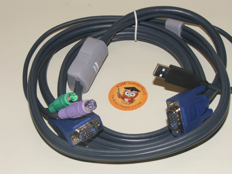 ADDER KVM Interface Cable USB & VGA - PS/2 & VGA 10m  (limited Stock)