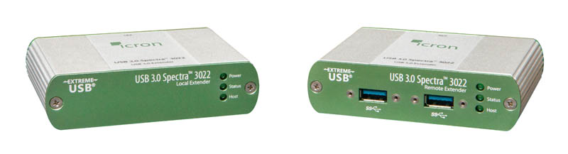 Icron USB 3.0 Spectra™ 00-00330   Model 3022 Two-port Multimode Fibre 100m Extender. 
