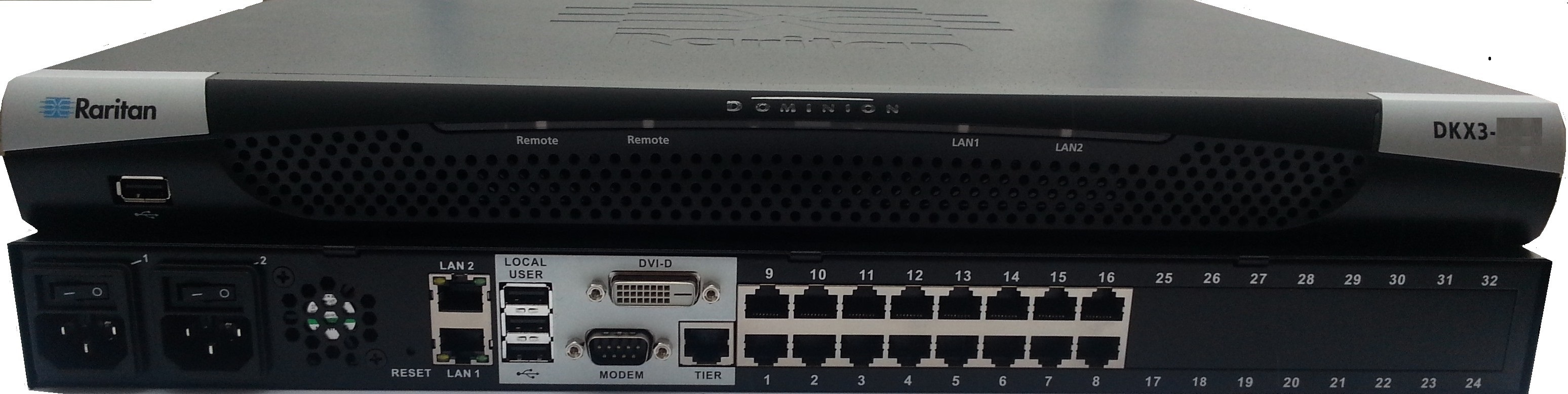 Raritan 16-Port 2-User Dominion KX III KVM-Over-Ip Switch