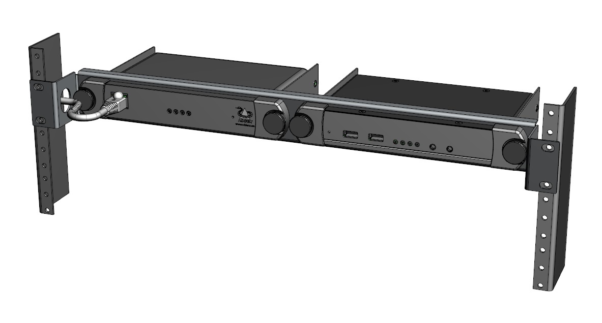 Adder 19 inch rack mount kit for two IPEPS-Plus/XD150/XDIP/DDX User modules 