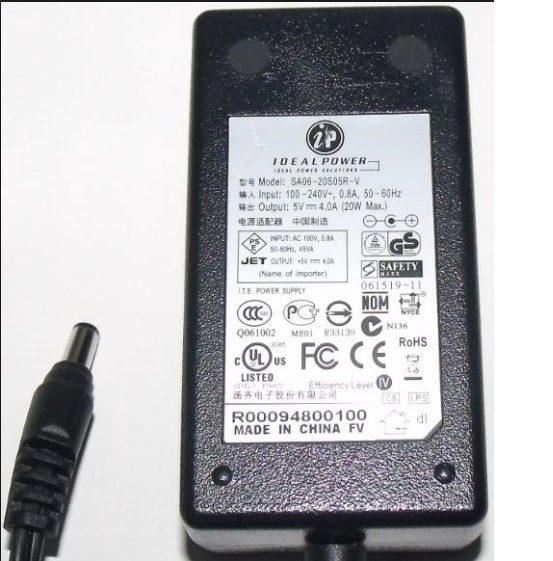 Adder 5.3V 4A 10W Power pack for Adder ALAV Digital Signage range of products. (EOL)