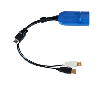 Digital HDMI, USB Computer Interface Module required for Virtual Media (BIOS access); absolute mouse synchronization, Audio 