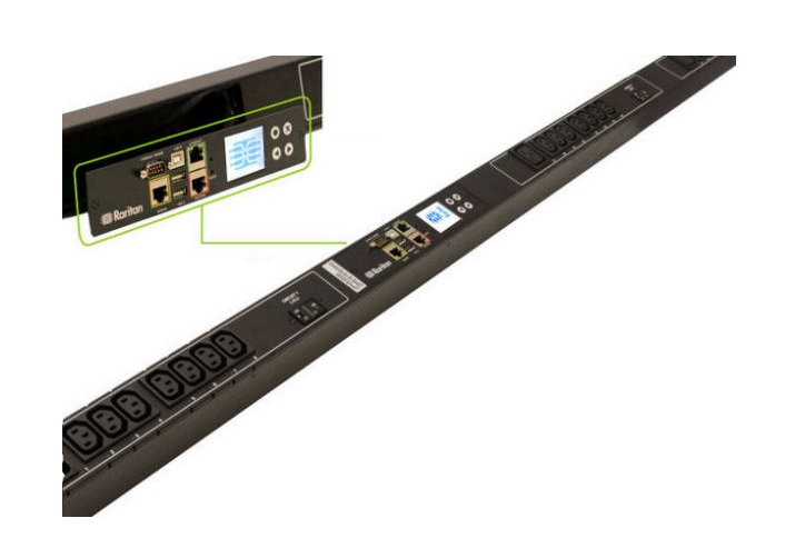 Raritan PX3-5260V Monitored and Switched rack PDU,  230V AC 16A, 12@C13 ZeroU Vertical Outlets