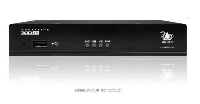 Adder XDIP - Fanless, HDMI,USB & Audio Extender / IP Matrix. w/PSU. Configure to be Tx or Rx