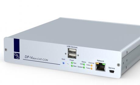 GDSys DP-Vision-CAT-MC2-ARU2-CON Reciever 2 x DP PS/2-USB Audio RS232 USB 2.0 High Speed Desktop
