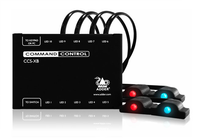 Adder Command and Control LED ID Expansion Box 8 channel includes 8 LEDS