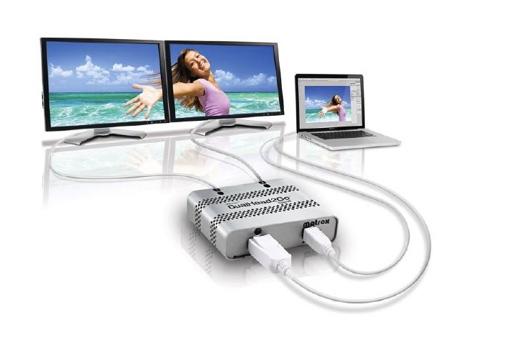 Matrox DualHead2Go Digital Mac Edition (ME) External Multi-Display Adapter  DP - 2DVI-D