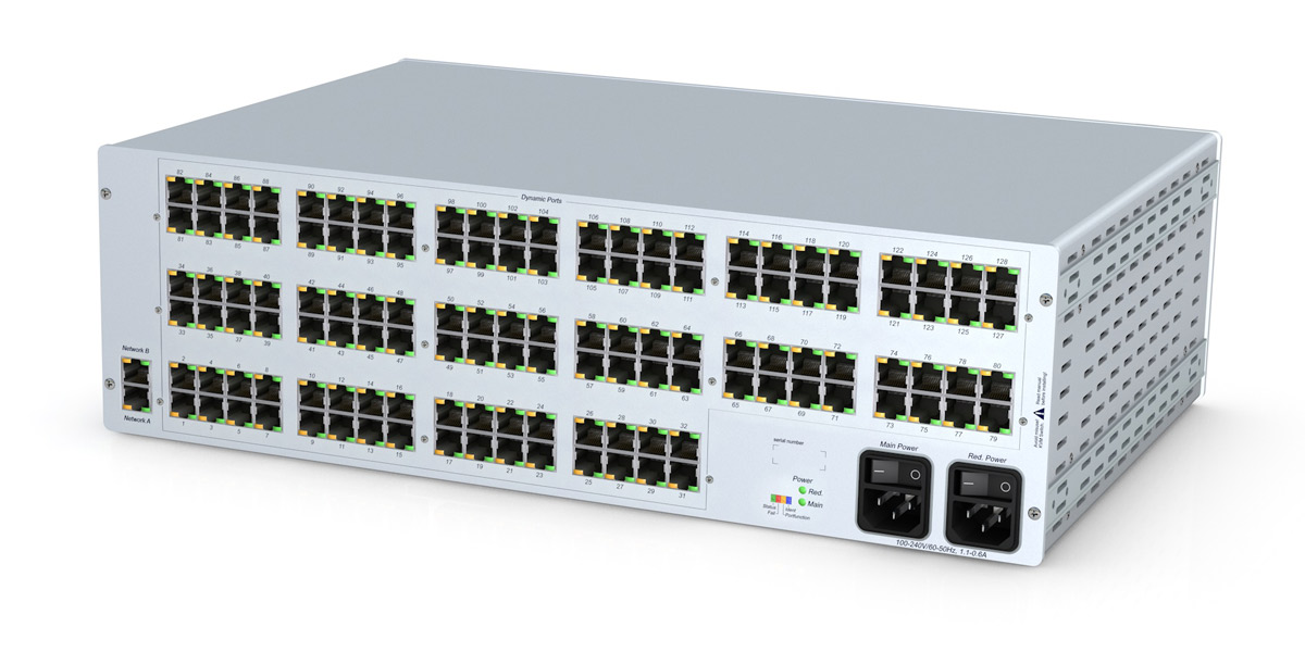 GDSys ControlCenter Compact 128C. Compact matrix switch with 128 dynamic ports over CatX. 3RU