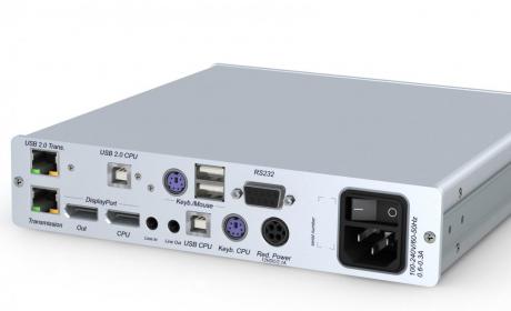 GDSys DP1.2-Vision-CAT-MC2-ARU2-CON Receiver Dual Head DisplayPort 1.2 PS/2 & USB 2.0 High Speed (480Mbs), Audio & Serial over CatX DP1.2-Vision-CAT-MC2-ARU2-CPU Receiver 