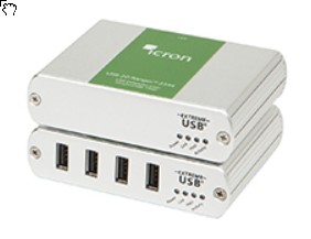 Icron USB 2.0 Ranger 2344 Four-port Single mode Fiber 10km extender