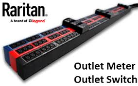Raritan Monitored/Switched rack Black PDU, 7.7kVa, 240V, 32A - Clipsal with 24@C13 ZeroU Outlets