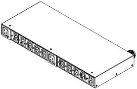 Raritan Monitored and Switched rack PDU, 230V 32A, 7.4kVA, 10@C13 Locking, 2@C19 Locking 1U [horizontal] Outlets