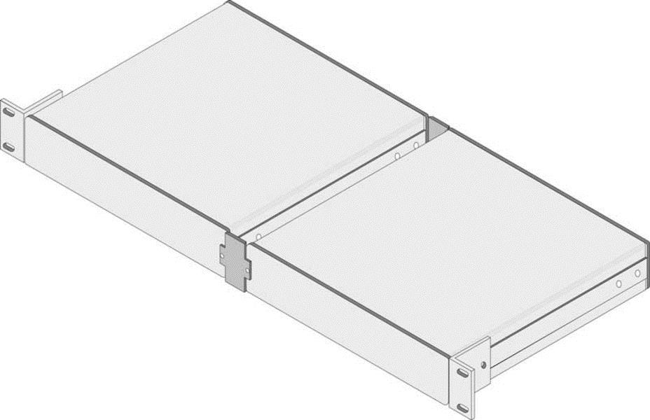 GDSys 19" Horizontal Twin Rack mounting set for Std GnD 210 Casing