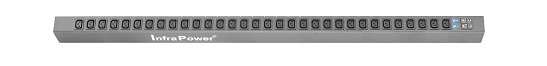 AH - Vertical Basic PDU 32@C13 Sockets, 3M lead, 16A, Bottom Fed, IEC60309 Plug