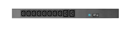 AH - Vertical Basic PDU 8@C13, 2@C19 Sockets, 16A, 3M lead, Bottom Fed, IEC60309 Plug