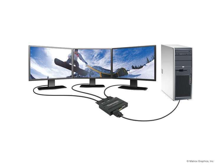 Matrox TripleHead2Go Digital Edition External Multi-Display Adapter  DVI-DL/VGA  - 2/3DVI-I