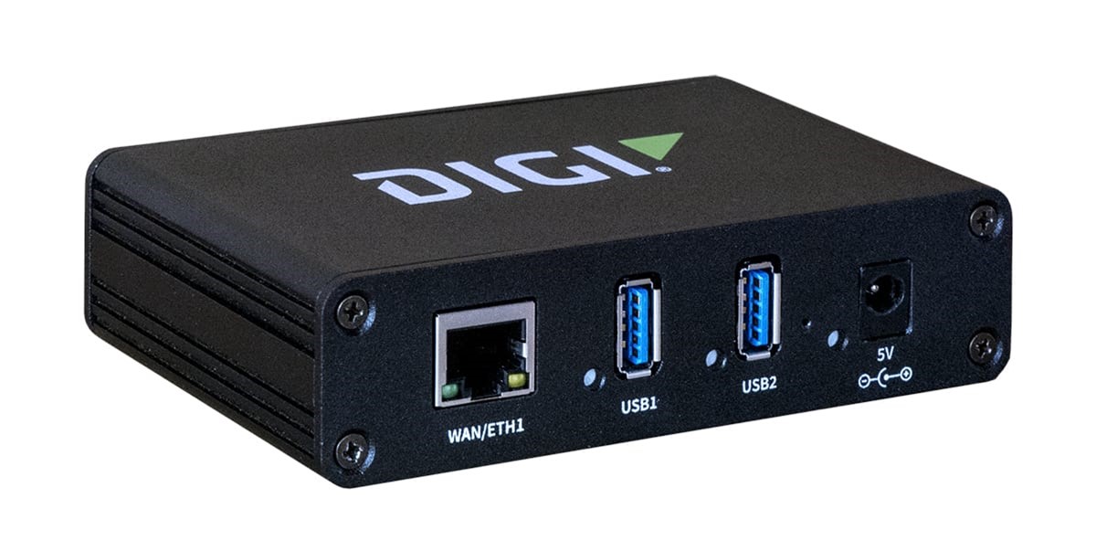 Digi AnywhereUSB 2 Plus, Dual USB 3.1 Gen. USB Devices over IP (includes ‘External’ Digi 5VDC power supply.)