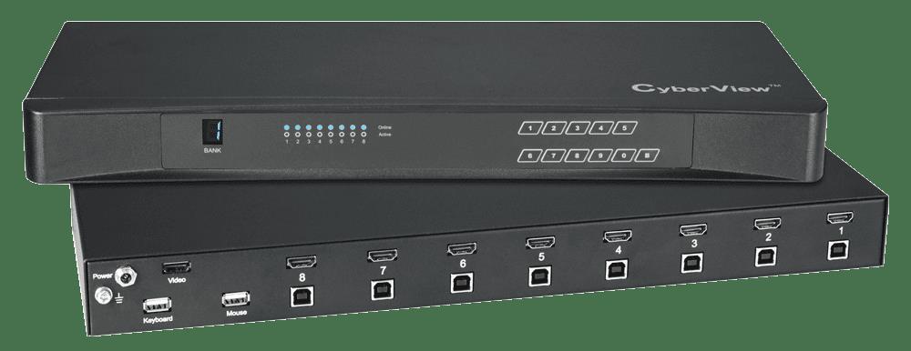 Cyberview 8 Port 4K HDMI USB KVM Switch 