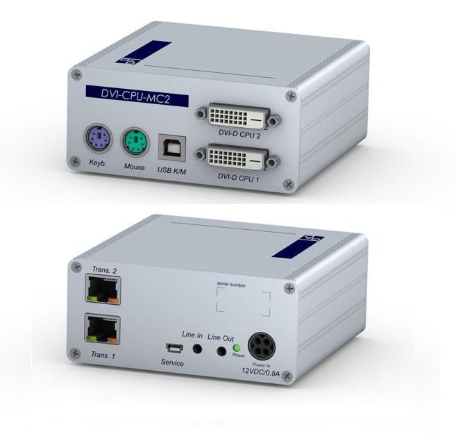 GDSys DVI-CPU-MC2 Computer Module - 2xDVI-SL PS/2 - USB-K/M, Audio, for 1 cluster, Desktop
