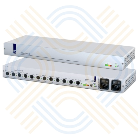 GDSys MultiPower - 12 Port Central Power source -  provides up to 12 output interfaces (12V)