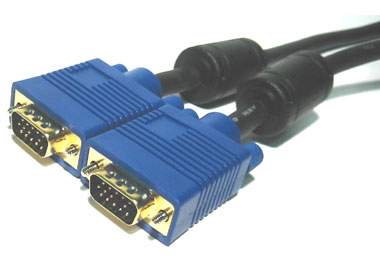 15m Coax High Resolution Monitor VGA Cable - HD15 M/M