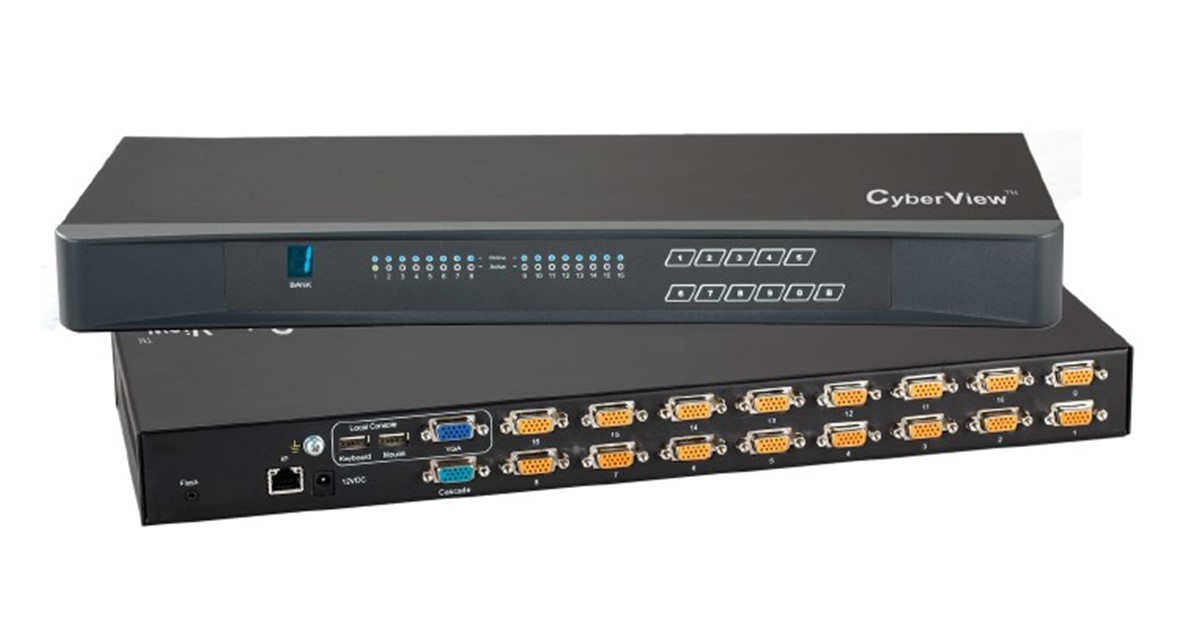 Cyberview 8-port VGA/USB KVM Switch