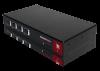 Adder Secure KVM Switch with USB, VGA and Card Reader TEMPEST approved 2 Port AUS power lead