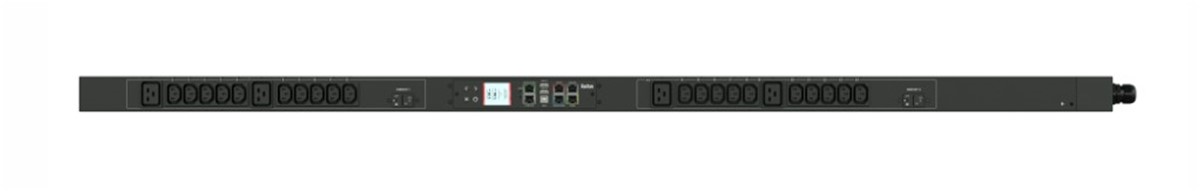 Raritan PDU 32A, 240V Single Phase, Zero U,20@C13, 4&C19; Plug 60309 (Top Feed), 7.4KVA; Metered, Vertical PDU