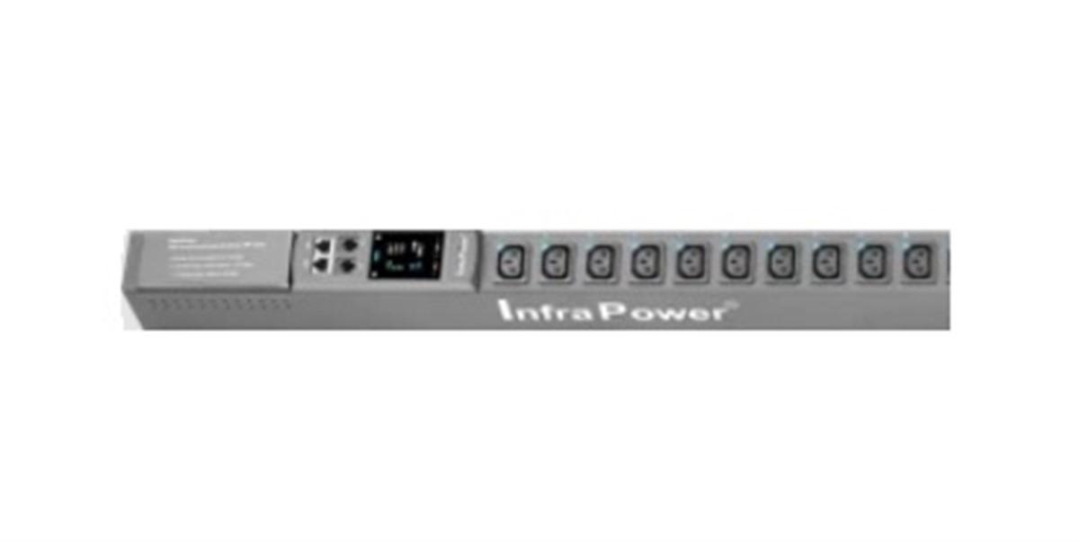 AH Vertical Basic PDU 24@C13 4@C19 Sockets, 16A, 3M lead, Bottom Fed, C20 IEC320 Plug