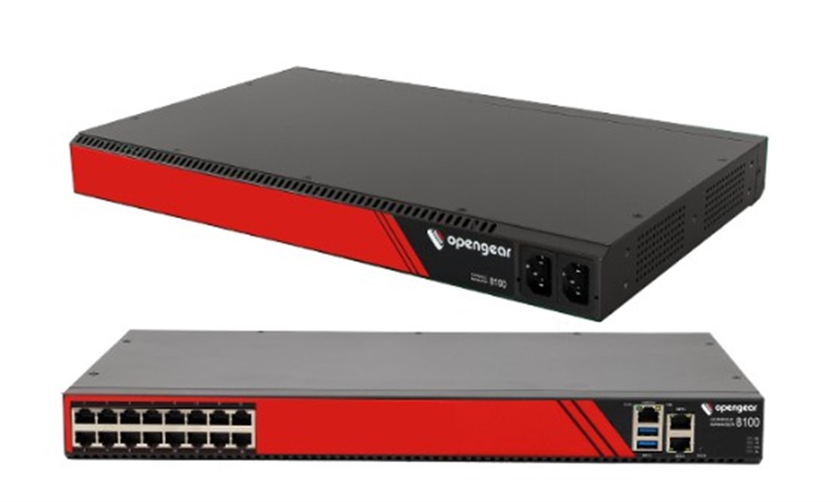 Opengear CM8116 Serial Port Console Server, 2x 1GbE, ARM 1.6GHz 2-core 2GB, 32GB flash TPM 2.0, Dual AC, AU cord