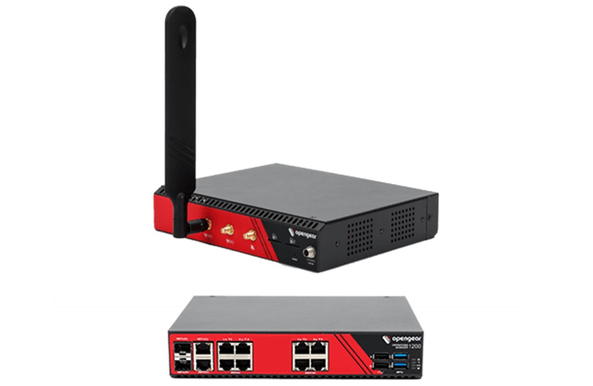 Opengear Console Server + Automation, 4 Serial, 4 GbE, 4GB RAM, 16GB Flash, 1GbE SFP, G LTE, Python Runtime, Docker Support, Secure Boot