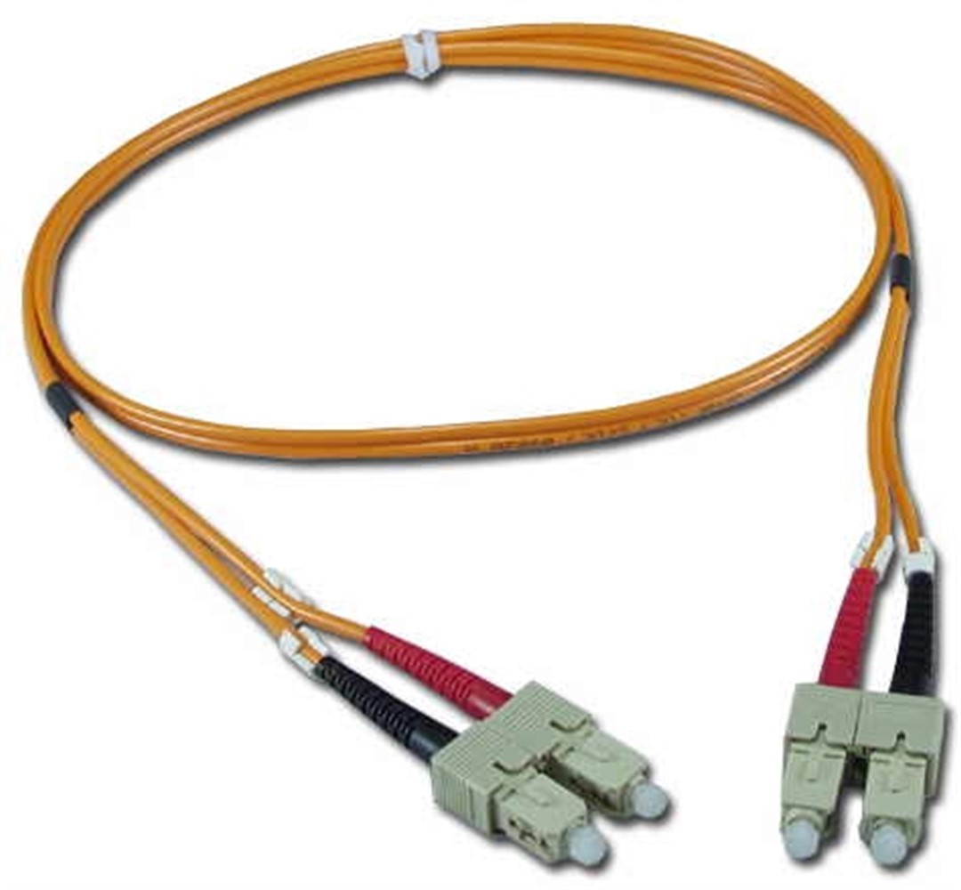 Fibre Optic Cable 2M SC-SC 50-125 OM3 M-Mode Duplex   (Limited Stock)