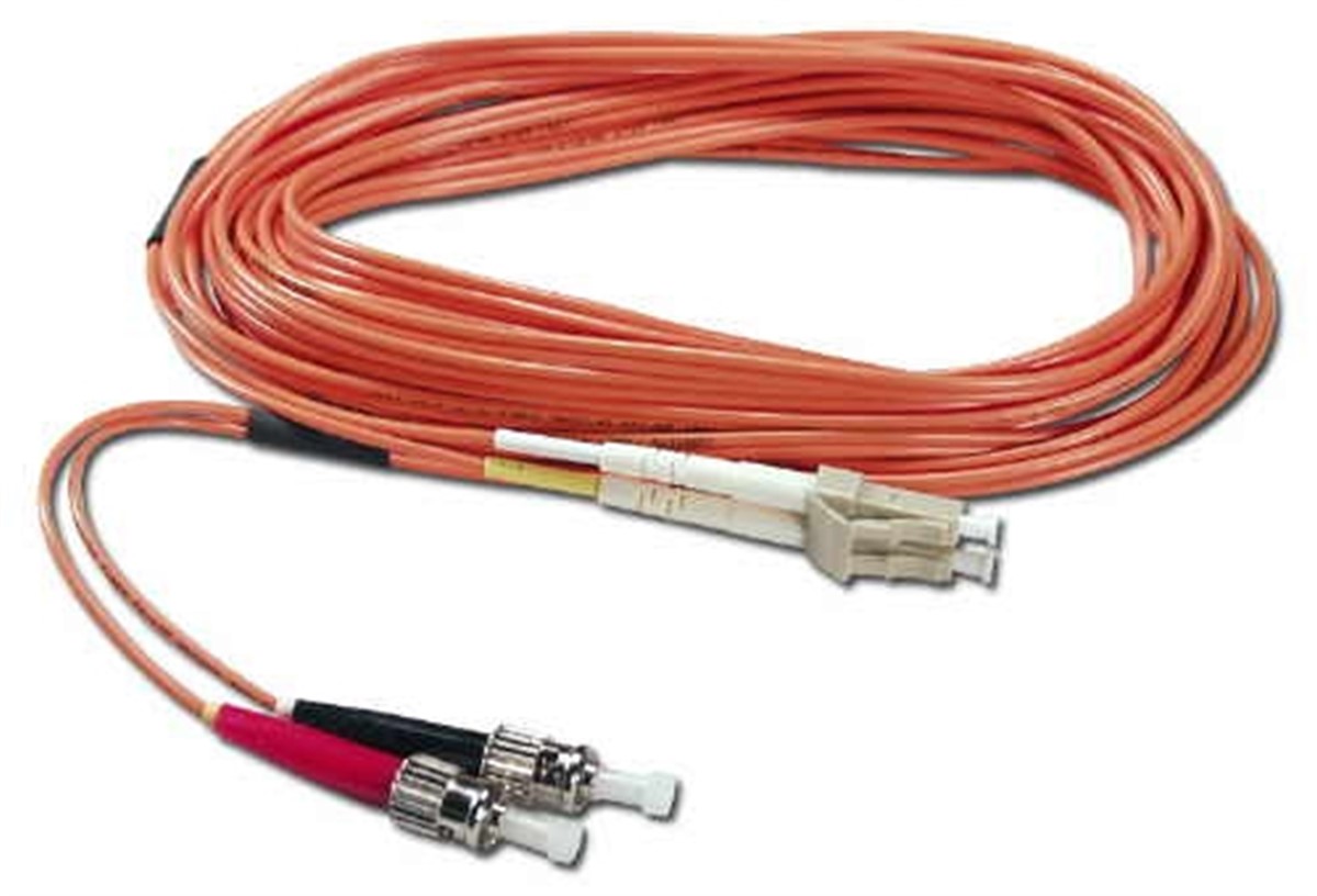 Fibre Cable 1M LC-ST 50-125 OM3 M-Mode Duplex   (Limited Stock)