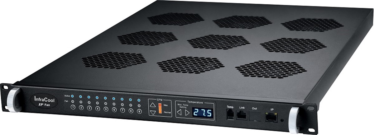 InfraCool 1U Rackmount Fan Tray Intelligent Master Unit - 9 Fans  MRF-1.9