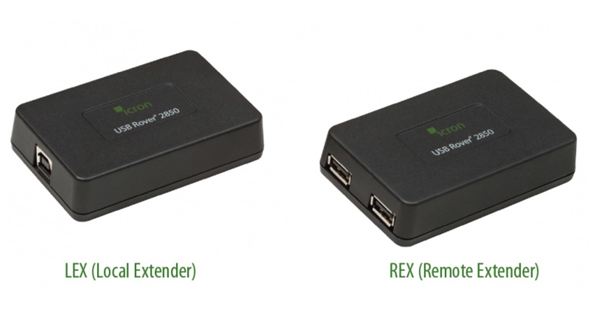 ICRON USB Rover 2850 - CatX 2 Port USB Extender Pair, 00-00312  2850