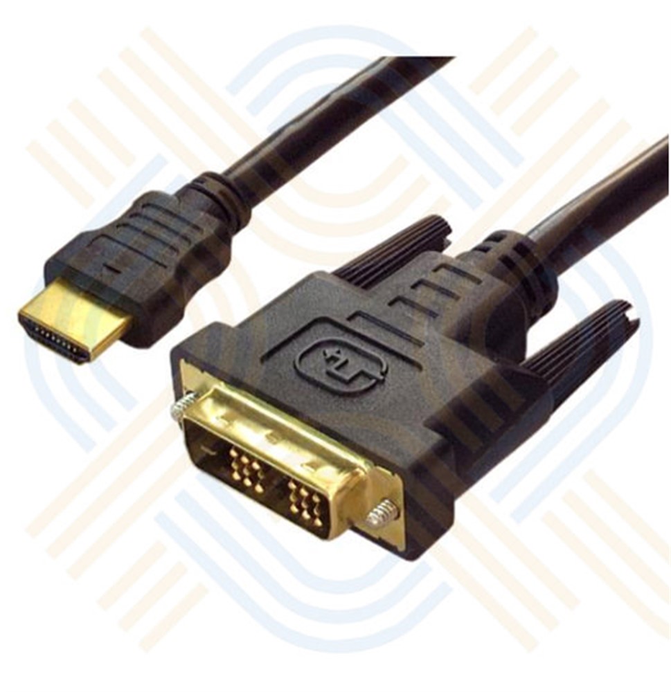 DVI Male to HDMI Male Cable 2mt