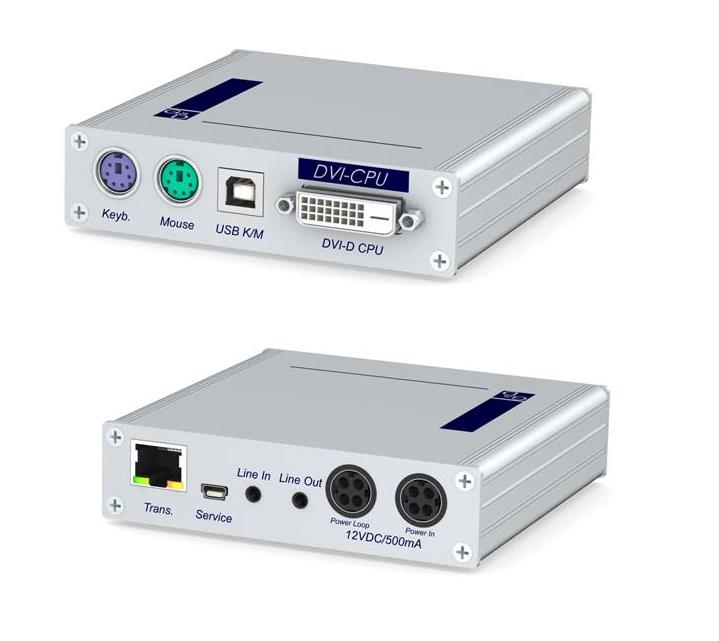 GDSys DVI-CPU Computer Module - DVI-SL, PS/2 - USB-K/M, Audio, for 1 cluster, Desktop