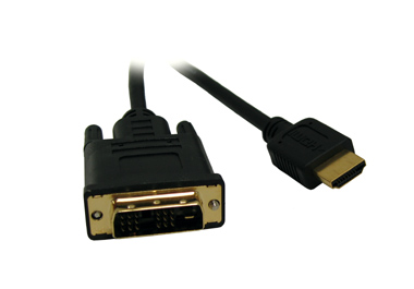 DVI Male to HDMI Male Cable 5mt