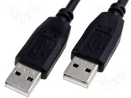 USB2 Type A Male to Type A Male Cable, 3mt