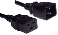 Power Cable IEC C19 to IEC C20 16 Amp