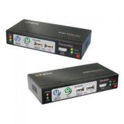 USB & VGA  300m CAT5/6 KVM Extender Combo