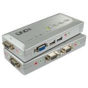 Compact 4 Port KVM Switch VGA, USB & Audio ** EOL PRODUCT Limited Stock Worldwide