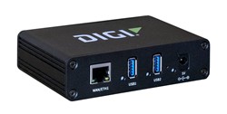 Digi AnywhereUSB 2 Plus USB 3.1 Gen 1 ports; single 10 M/100 M/1 G Ethernet, 5 VDC, includes power supply