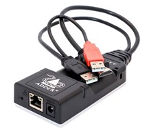 ADDERLink Infinity 102T HDM ZeroU IP KVM dongle for video, audio and USB over a single cable.