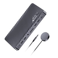 iDock B10 USB-C KVM Switch Docking Station, Laptop & Desktop, 8K@60Hz Dual Monitors, 100W Charging, High-Speed USB 3.2, 1G (Laptop & Desktop)